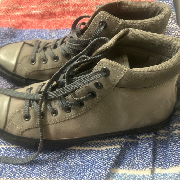 Gray Converse All Star/Chuck Taylor High Tops - Picture 16 of 16